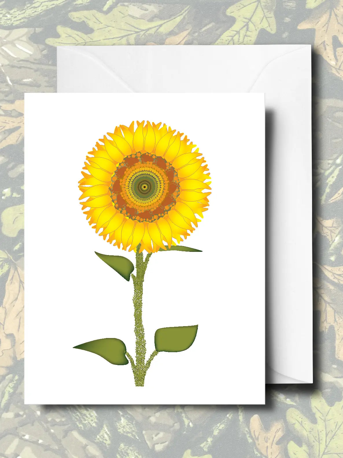 Sunflower Note Cards Animal Track Designs