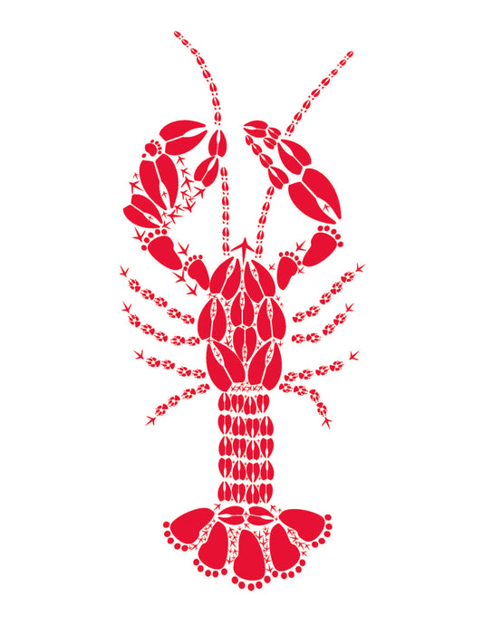 Lobster Note Cards Animal Track Designs